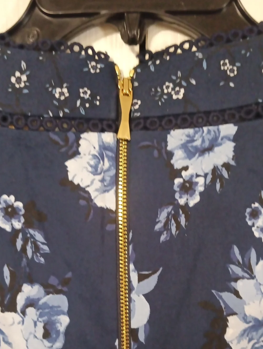 kate spade Navy Floral Sleeveless Fit-and-Flare Prairie Dress